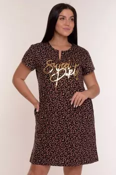 Туника трикотажная Конани (коричневая)