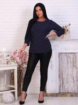 Туника трикотажная Конвалия (горох)