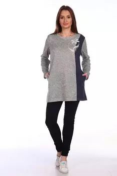 Туника трикотажная Корентайн (серая)