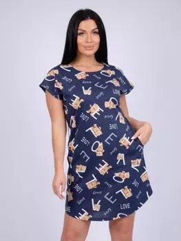 Туника трикотажная Корги (мишки)