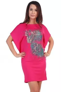 Туника трикотажная Королева (малиновая) рр