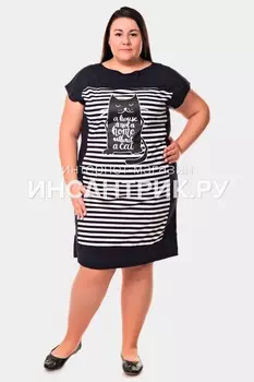 Туника трикотажная Кот рр