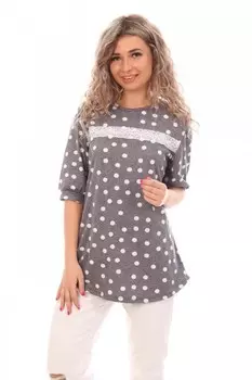 Туника трикотажная Кристи (серая) рр
