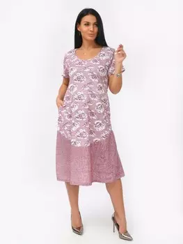 Туника трикотажная Кристиана (сухая роза) от