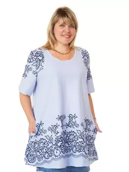 Туника трикотажная Кружево (в ассортименте) рр