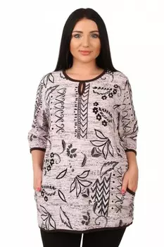 Туника трикотажная Крузита (бежевая)