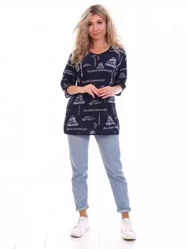 Туника трикотажная Крузита (надписи) рр