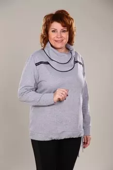 Туника трикотажная Кунцит (серая)