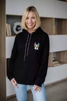 Туника трикотажная Лэйми (черная)