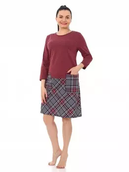 Туника трикотажная Ларки (бордовая) рр