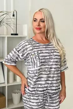 Туника трикотажная Лашеналия (серая)