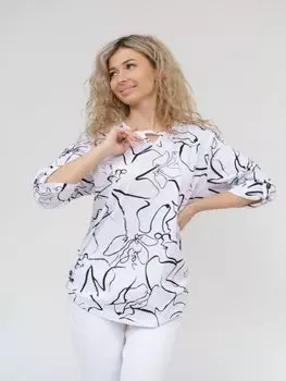 Туника трикотажная Ленни (абстракция)