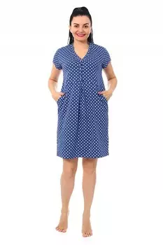 Туника трикотажная Леся (синяя) рр