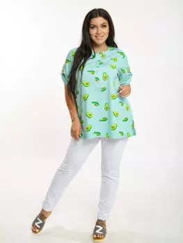 Туника трикотажная Лида (ментоловая) рр