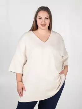 Туника трикотажная Лилит (молочная)