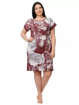 Туника трикотажная Лирэйн (бордовая) рр