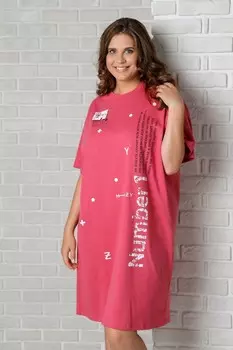 Туника трикотажная Лофт (сухая роза)