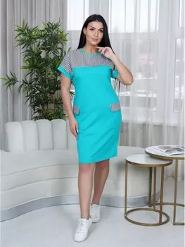 Туника трикотажная Лолита (ментол)