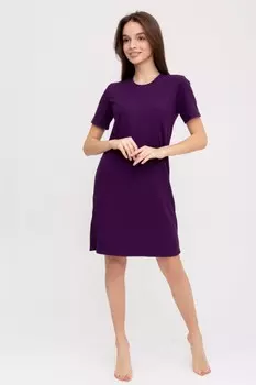 Туника трикотажная Лоренди (фиолетовая)