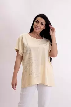 Туника трикотажная Мади (желтая)