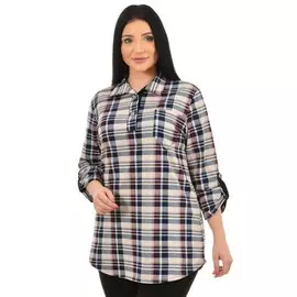 Туника трикотажная Мадина (темно-синяя)