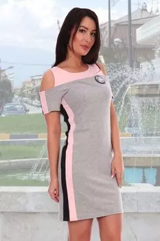 Туника трикотажная Майами (розовая) рр