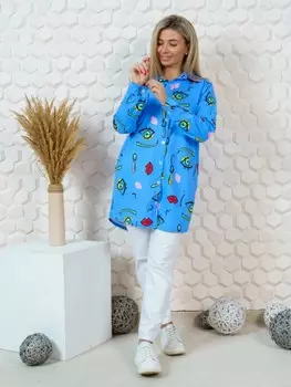 Туника трикотажная Майло (синяя) рр