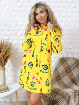 Туника трикотажная Майло (желтая)