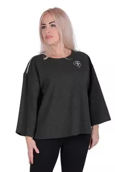 Туника трикотажная Малия (меланж хаки)