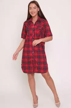 Туника трикотажная Марго (красная)