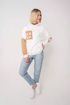 Туника трикотажная Мариана (экрю)