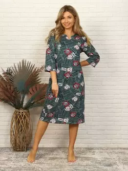 Туника трикотажная Мелика (хаки)