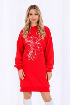 Туника трикотажная Милована (красная)