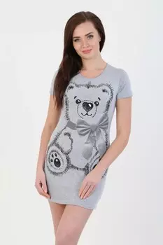 Туника трикотажная Миша (серая) рр