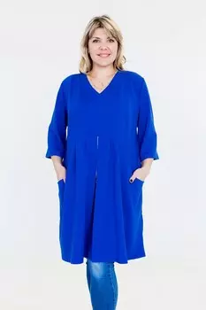 Туника трикотажная Молния (васильковая) рр