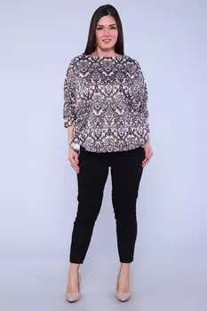 Туника трикотажная Наяда (коричневый)