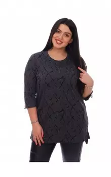 Туника трикотажная Наргиз (графитовая)