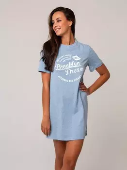 Туника трикотажная Нидия (голубая)