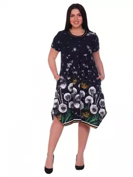 Туника трикотажная Одуванчики