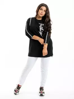 Туника трикотажная Ольга (черная) рр