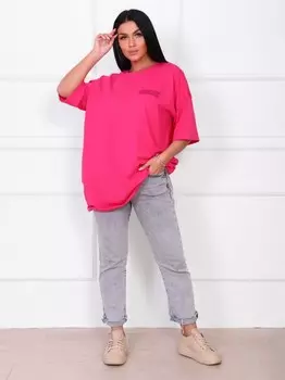 Туника трикотажная Олеандра (фуксия)