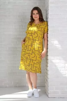 Туника трикотажная Пафос (горчичная)