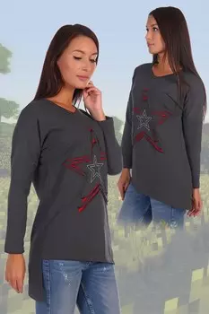 Туника трикотажная Пайман (антрацит) рр