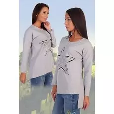 Туника трикотажная Пайман (серая)