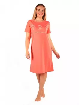 Туника трикотажная Паулина (коралловая)