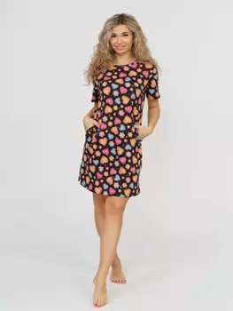 Туника трикотажная Пазл (сердца)