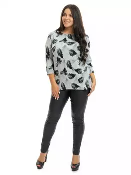 Туника трикотажная Петра (серая)