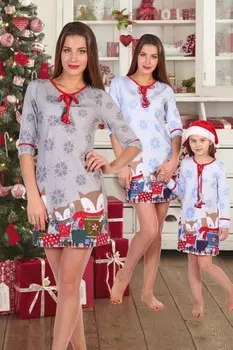 Туника трикотажная Подарок (серая)