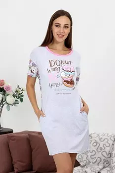 Туника трикотажная Пончики