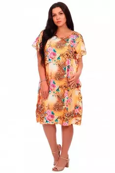 Туника трикотажная Премьера (горчичная)